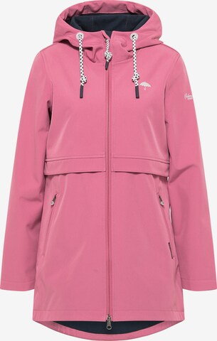 Schmuddelwedda Raincoat in Pink: front