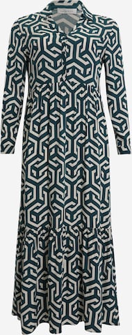 Abito camicia 'Heidi' di Guido Maria Kretschmer Curvy in verde: frontale
