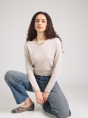 Pull-over 'Hedda' studioselect en beige : devant