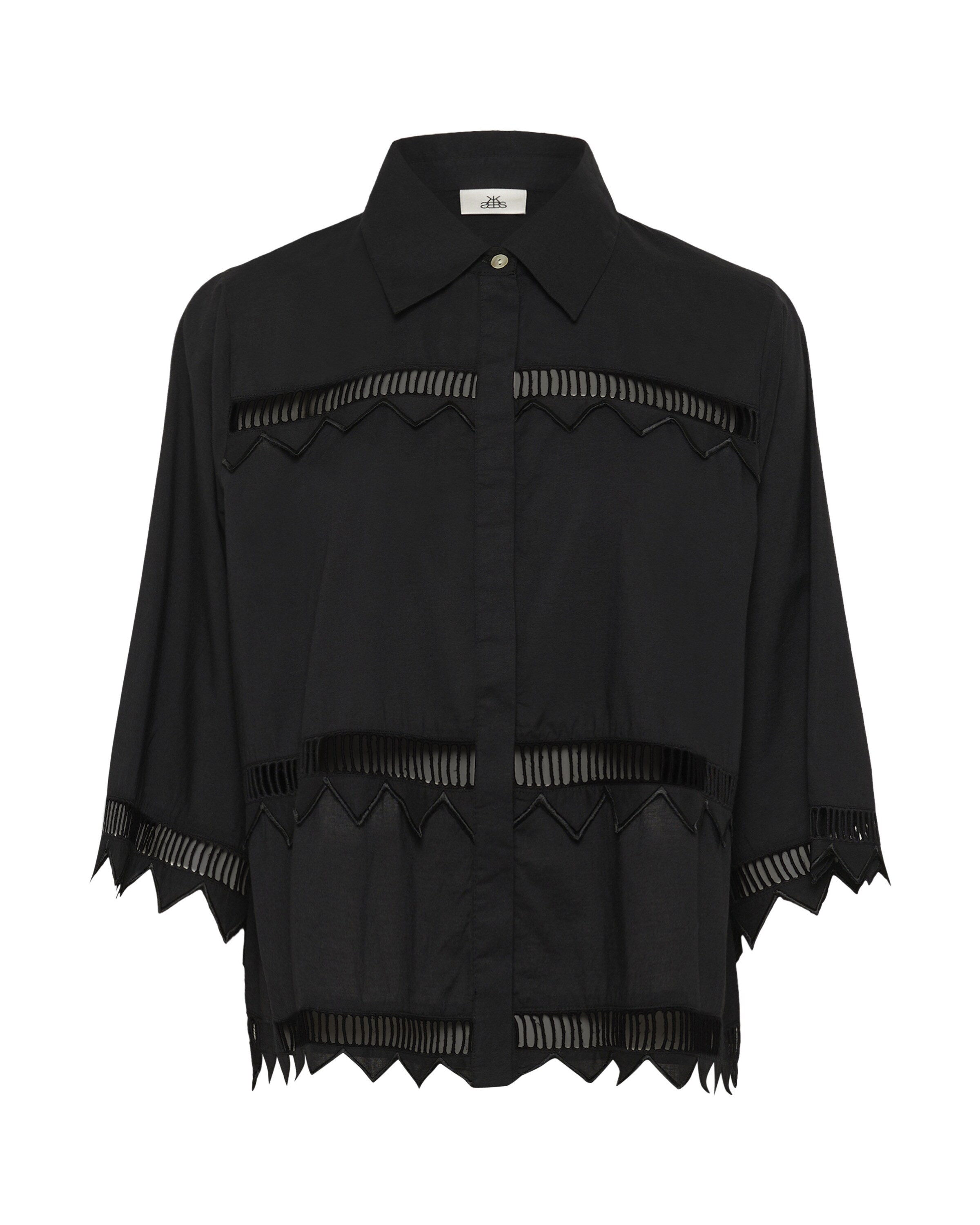 KAREN BY SIMONSEN Bluse 'Ommi' i sort: forside