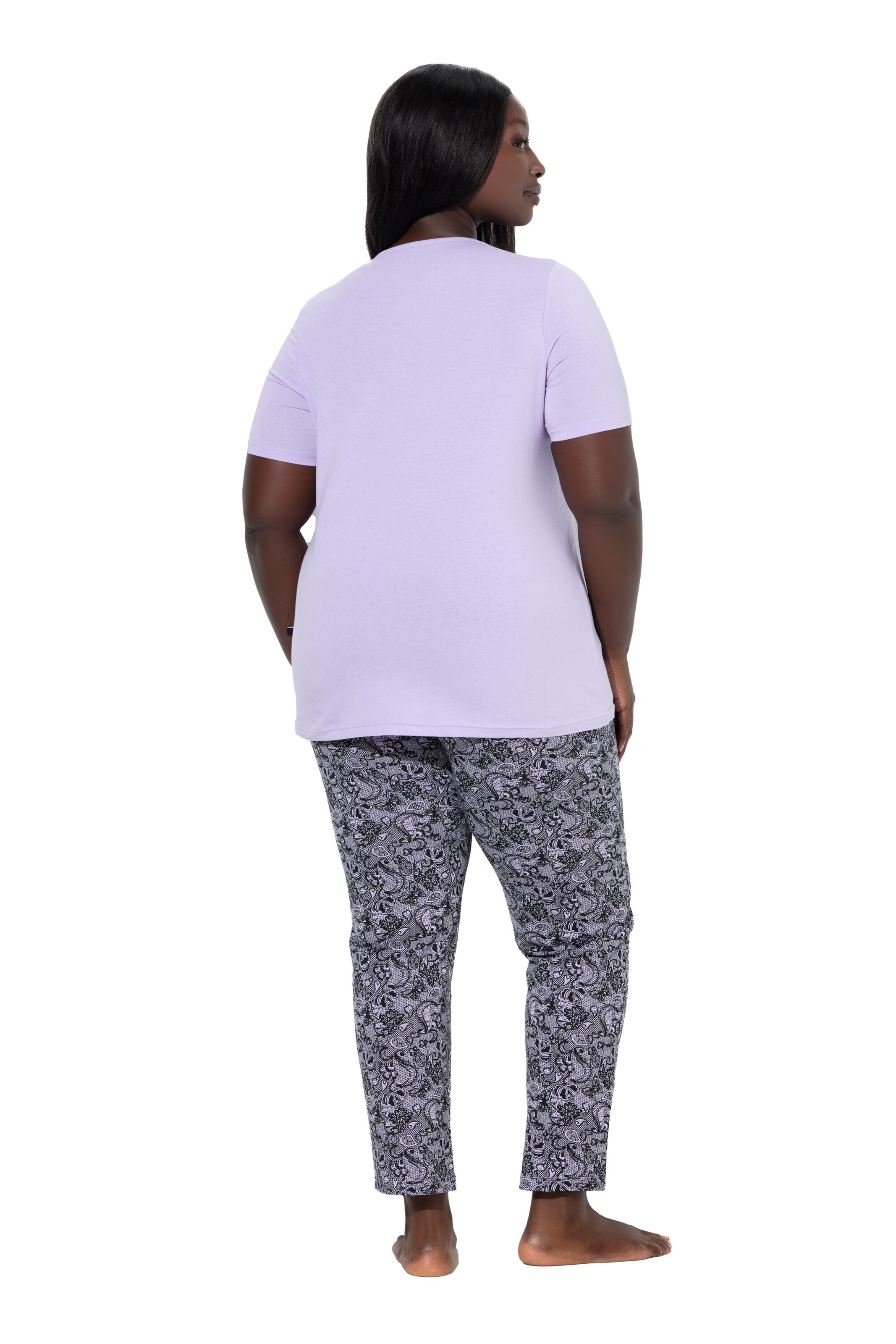 Ulla Popken Pyjama in Grijs