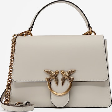 Borsa a mano 'Love One' di PINKO in bianco: frontale