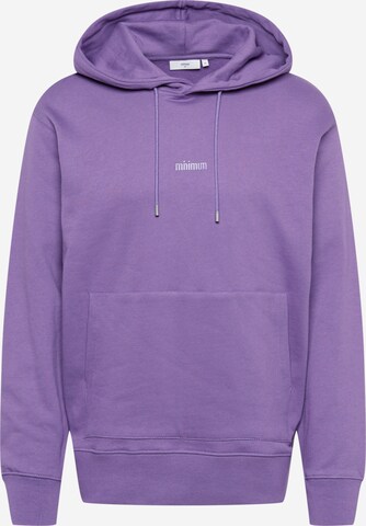 minimum Sweatshirt 'BASSOLA' in Purple: front