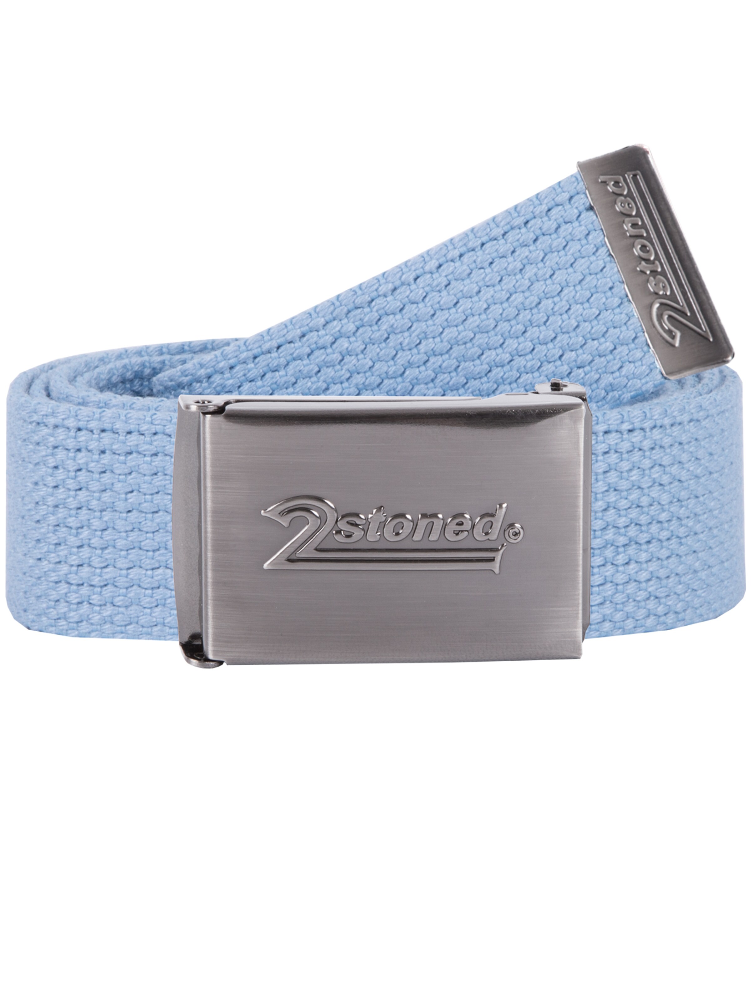 2Stoned Belt 'Small SPEED Matt' in Blue: front