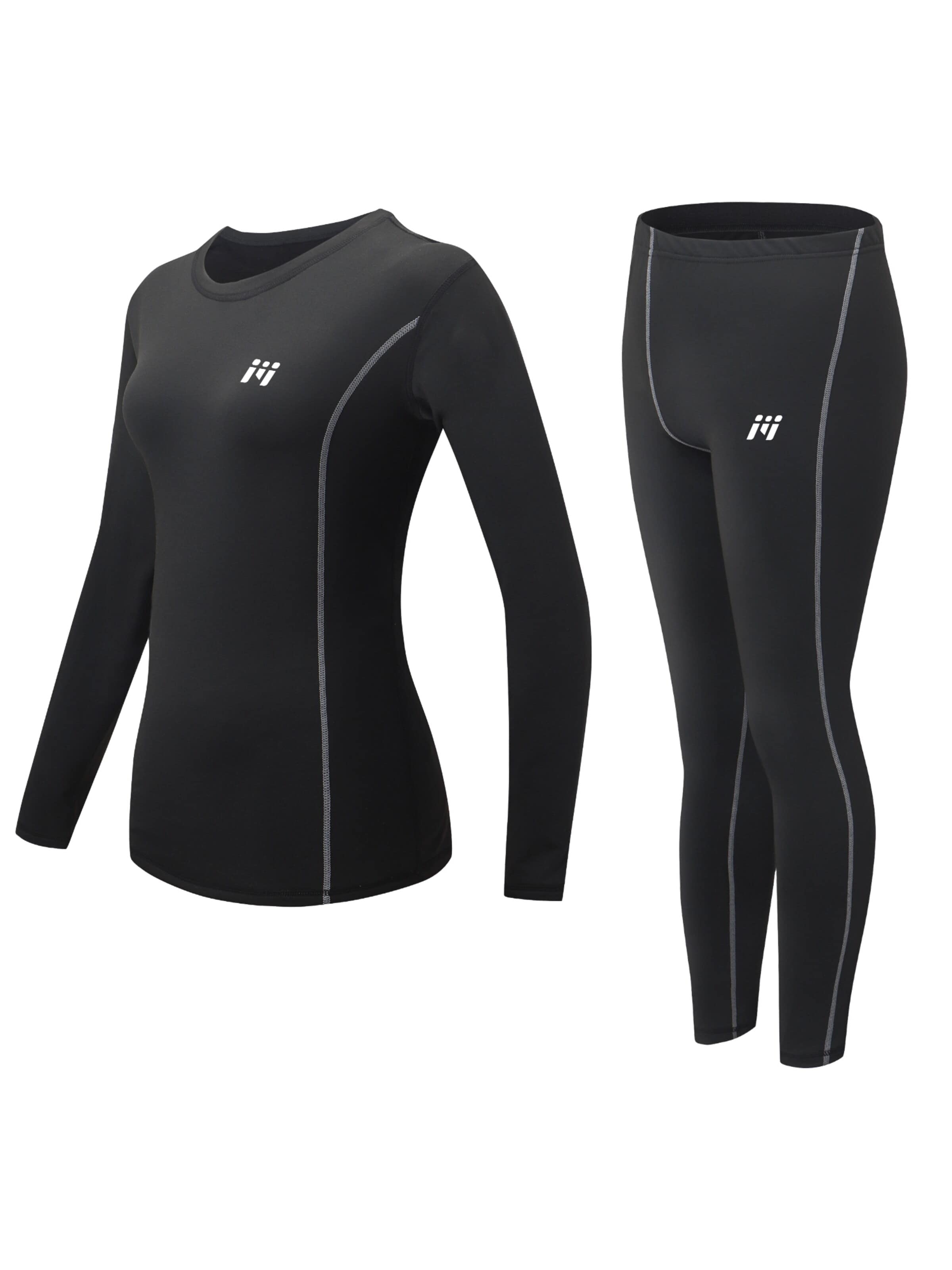 MEETWEE Sportbody 'Athletic Underwear' in Zwart: voorkant