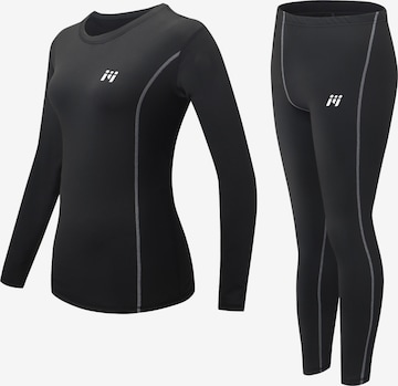 MEETWEE Sportbody 'Athletic Underwear' in Zwart: voorkant