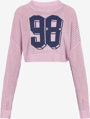 Pull-over MYMO en violet : devant