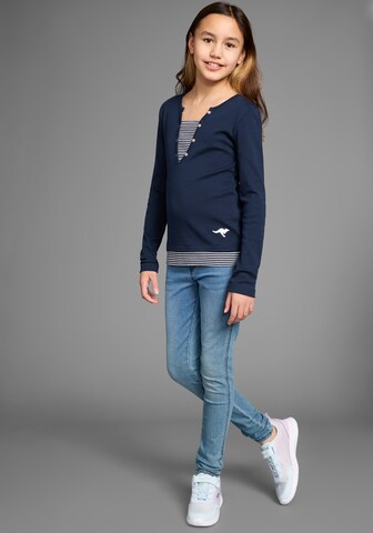 KangaROOS Shirt in Blau