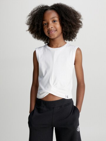Top di Calvin Klein Jeans in bianco: frontale