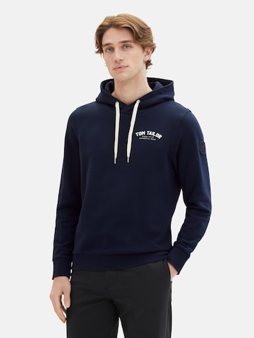 Sweat-shirt TOM TAILOR en bleu : devant