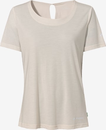 VAUDE Funktionsshirt 'Skomer II' in Beige: Vorderseite