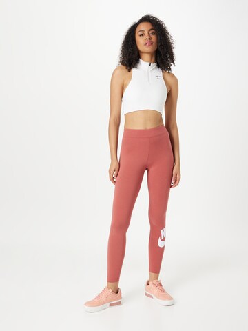 Nike SportswearSkinny Tajice 'Essential' - crvena boja