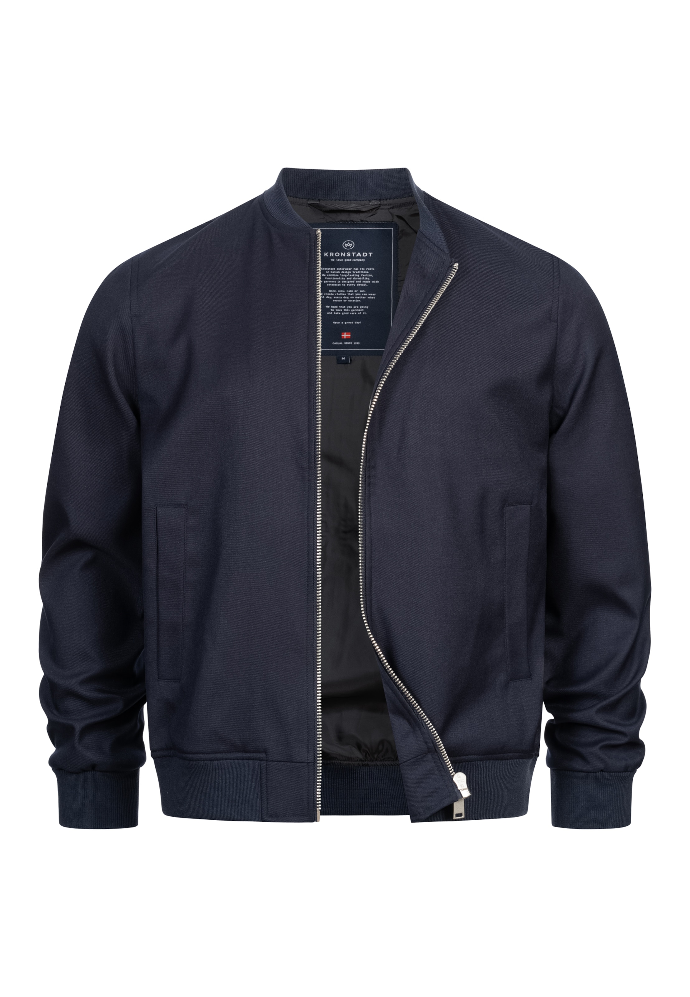 Kronstadt Between-season jacket 'Hendrik' in Blue: front