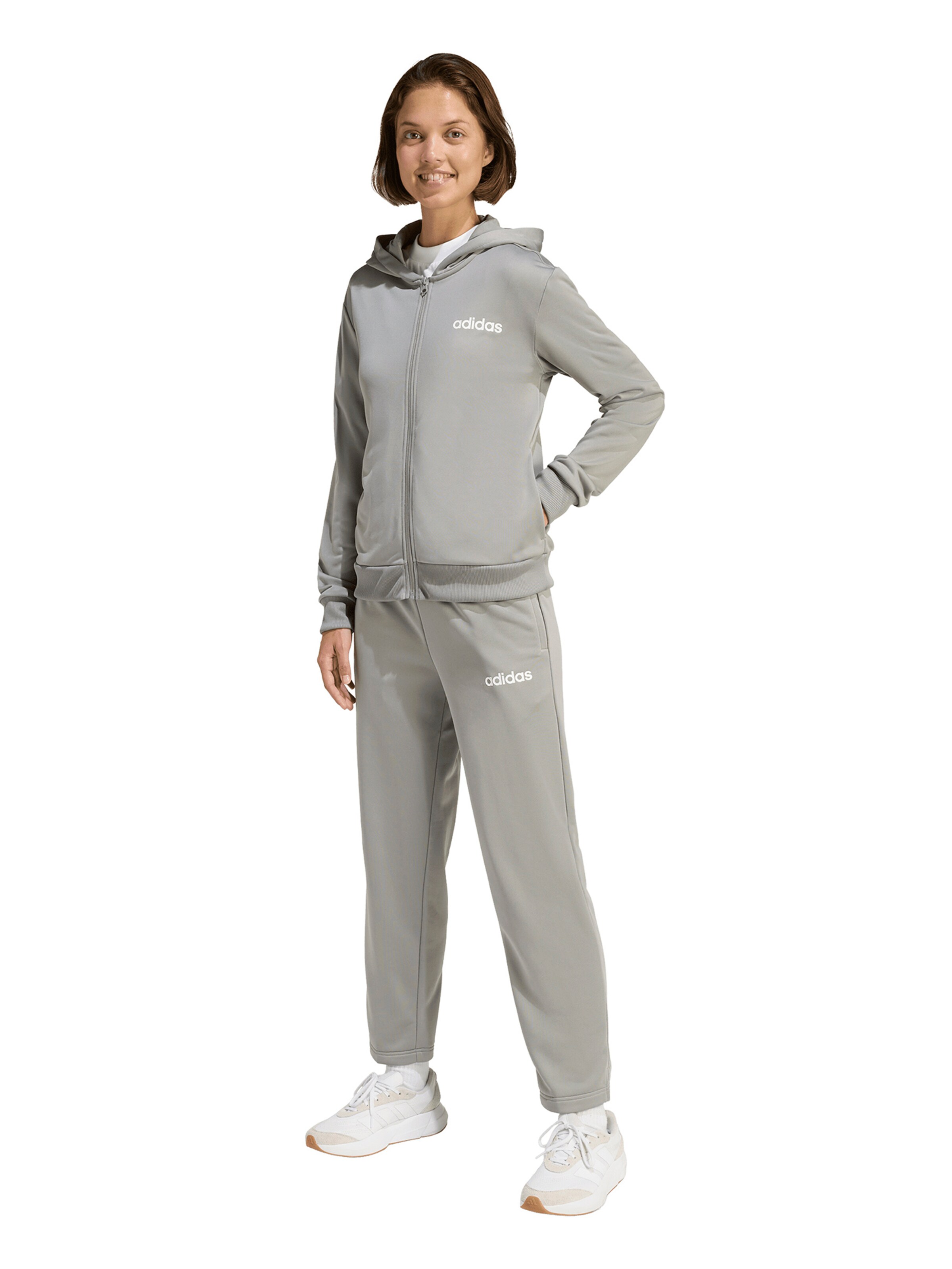 ADIDAS SPORTSWEAR Φόρμα 'Essentials' σε γκρι: μπροστά