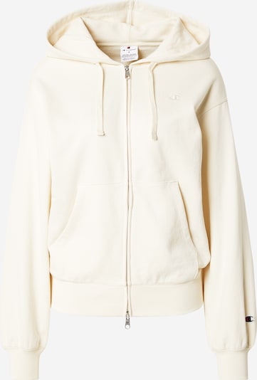 Champion Authentic Athletic Apparel Zip-Up Hoodie in natural white, Item view