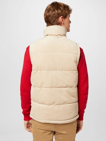 JACK & JONES Vest 'WOODSIDE' i beige