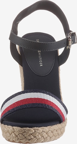 TOMMY HILFIGER Sandalen met riem in Blauw