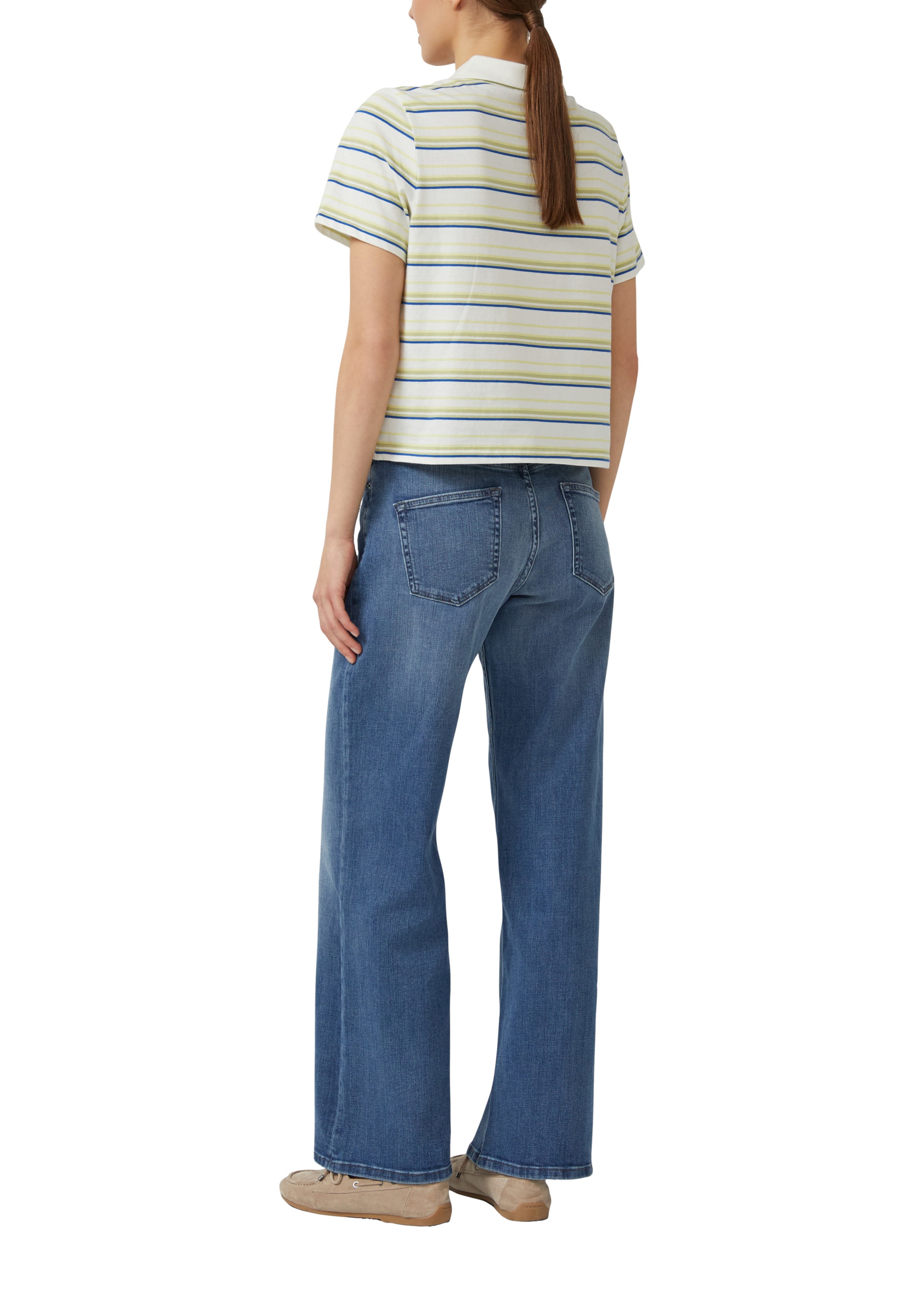 s.Oliver Wide leg Jeans ' SURI ' in Blue