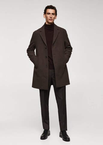 MANGO MAN Between-Seasons Coat 'Salford' in Green