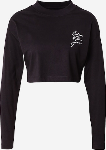 T-shirt Calvin Klein Jeans en noir : devant