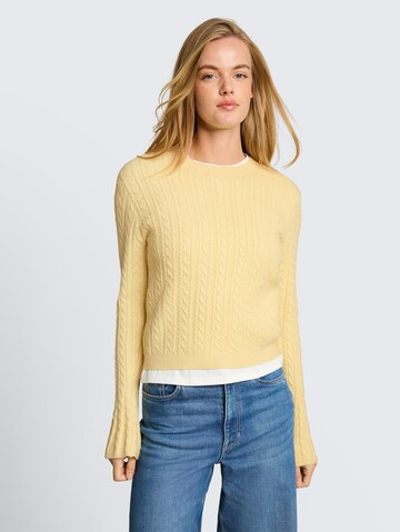 TOM TAILOR DENIM Pullover in Gelb: Vorderseite