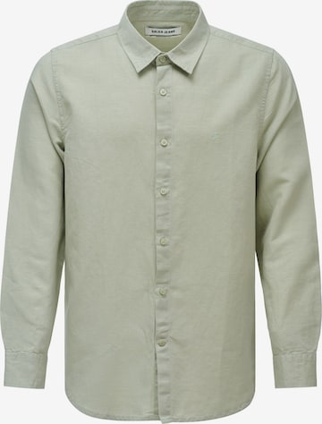 Chemise Salsa Jeans en vert : devant