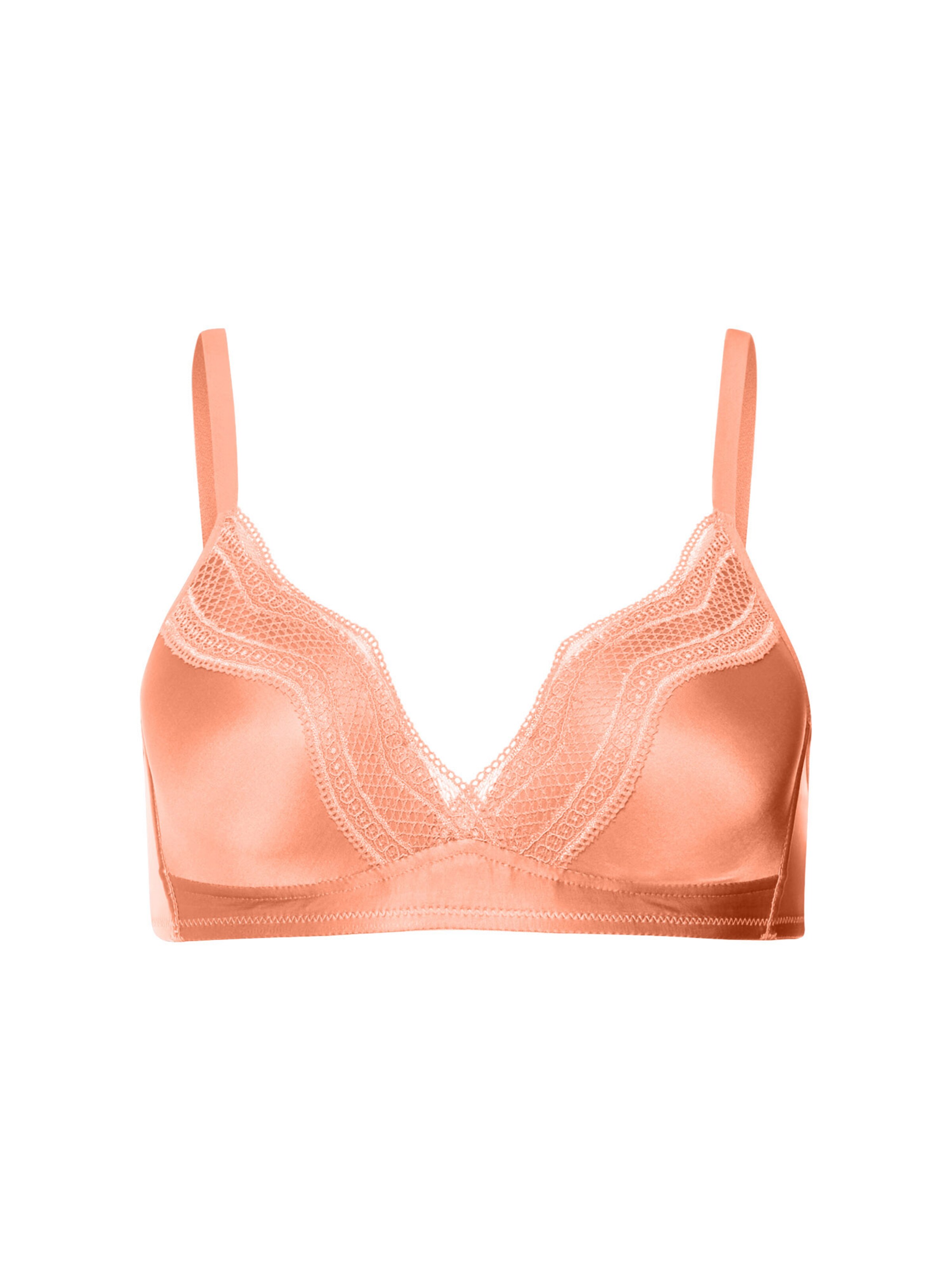 Hanro Bra ' Ciri ' in Orange: front