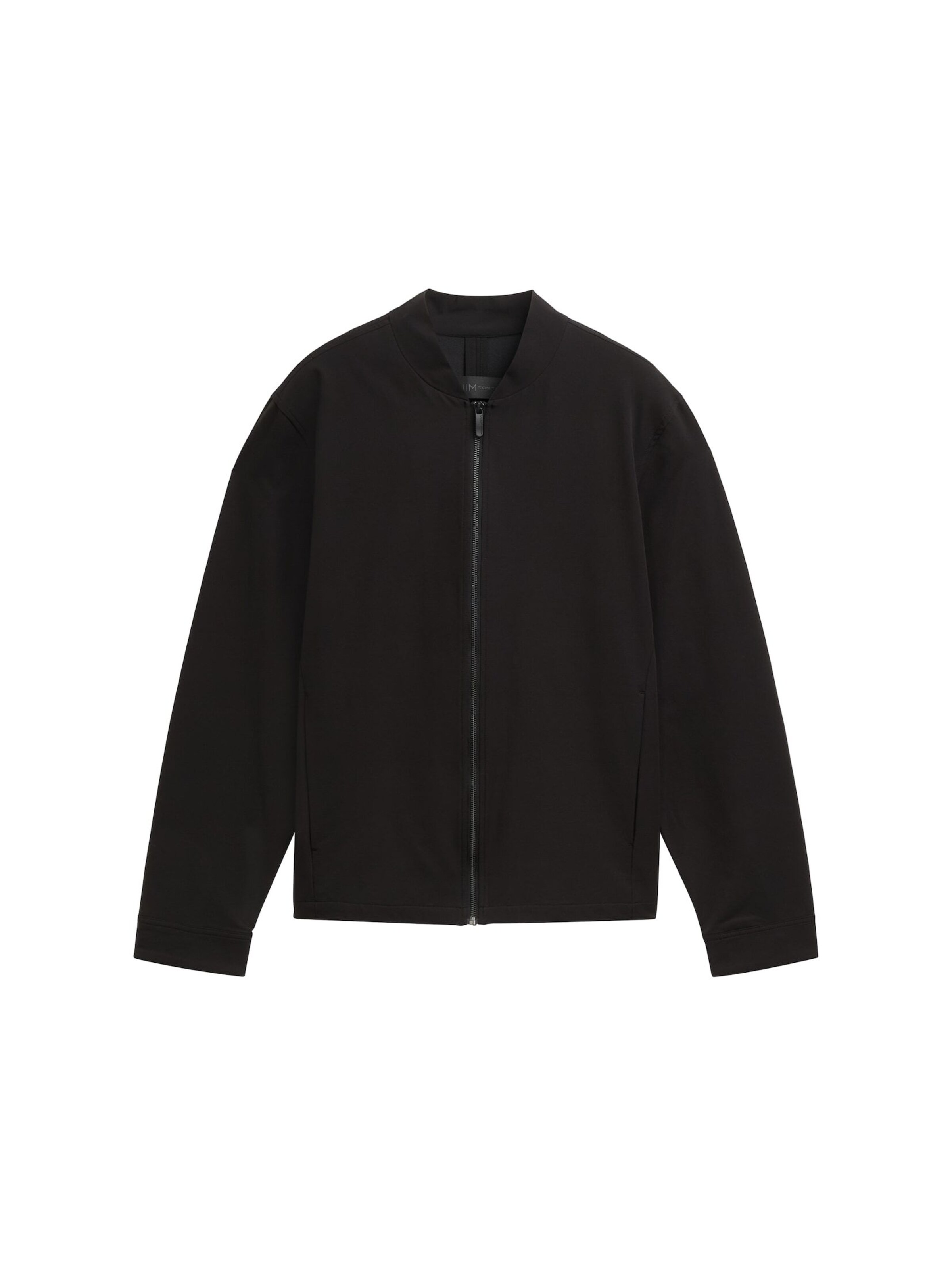 TOM TAILOR DENIM Übergangsjacke in Schwarz: Vorderseite