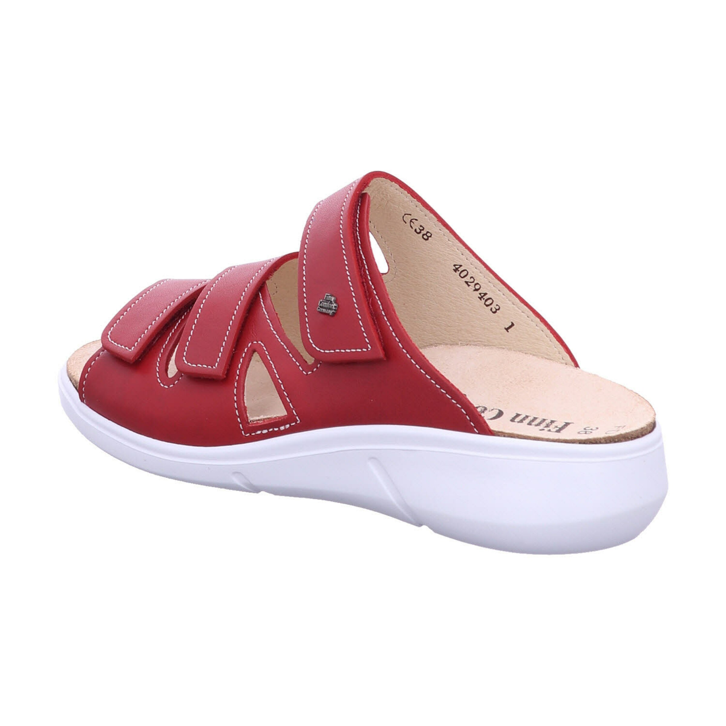 Finn Comfort Pantolette in Rot