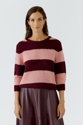 Pullover di OUI in rosso: frontale