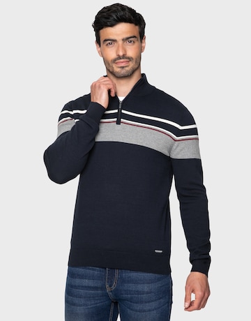Threadbare Sweater 'Bradley' in Blue: front