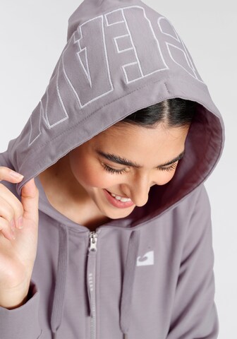 OCEAN SPORTSWEAR Athletic Zip-Up Hoodie in Purple