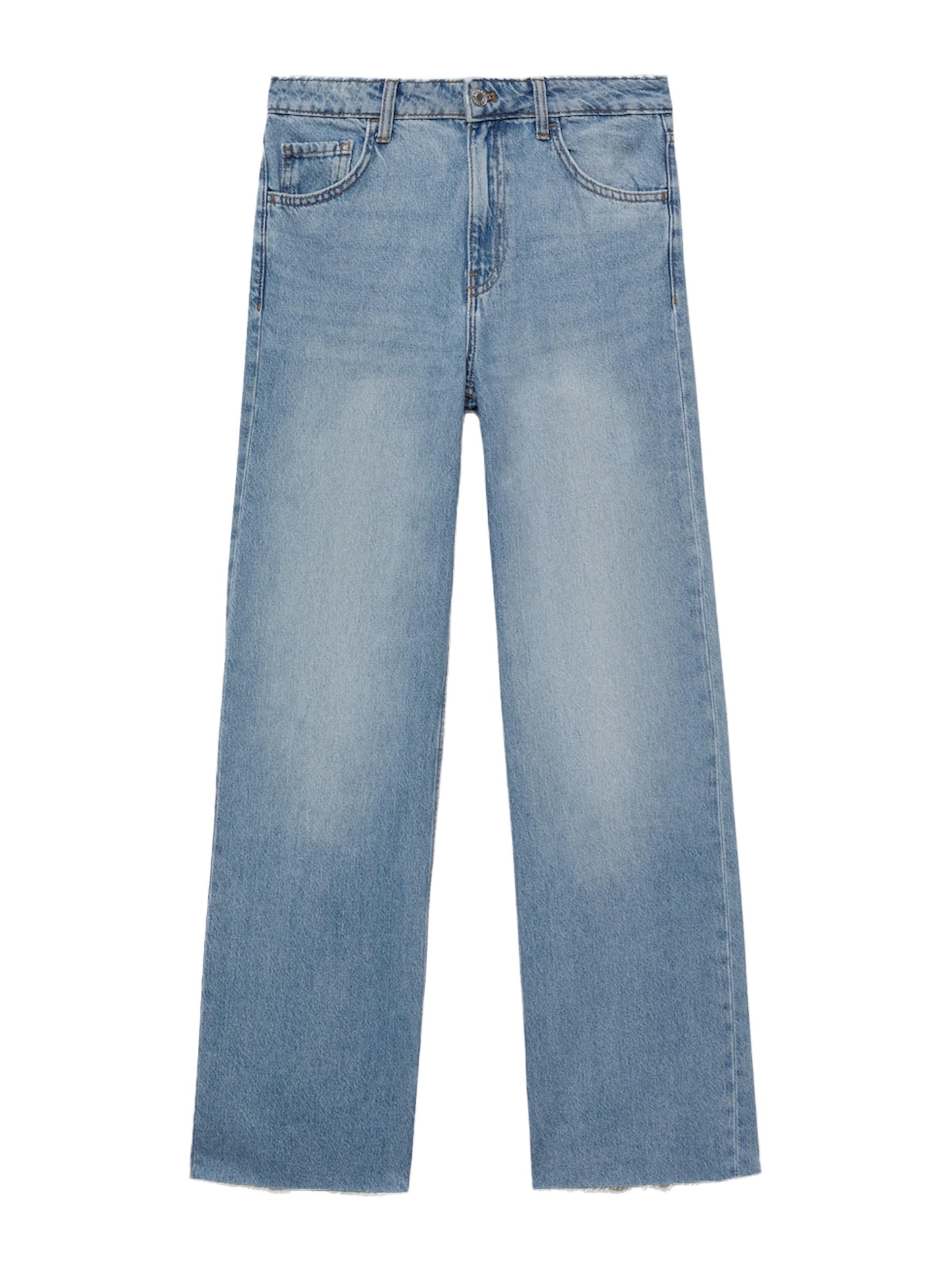 MANGO Wide leg Jeans 'DANILA' in Blue: front