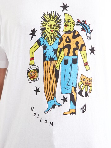 balta Volcom Marškinėliai 'BOB MOLLEMA'