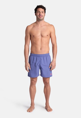 ARENA Beach Short 'FUNDAMENTALS' in Blau