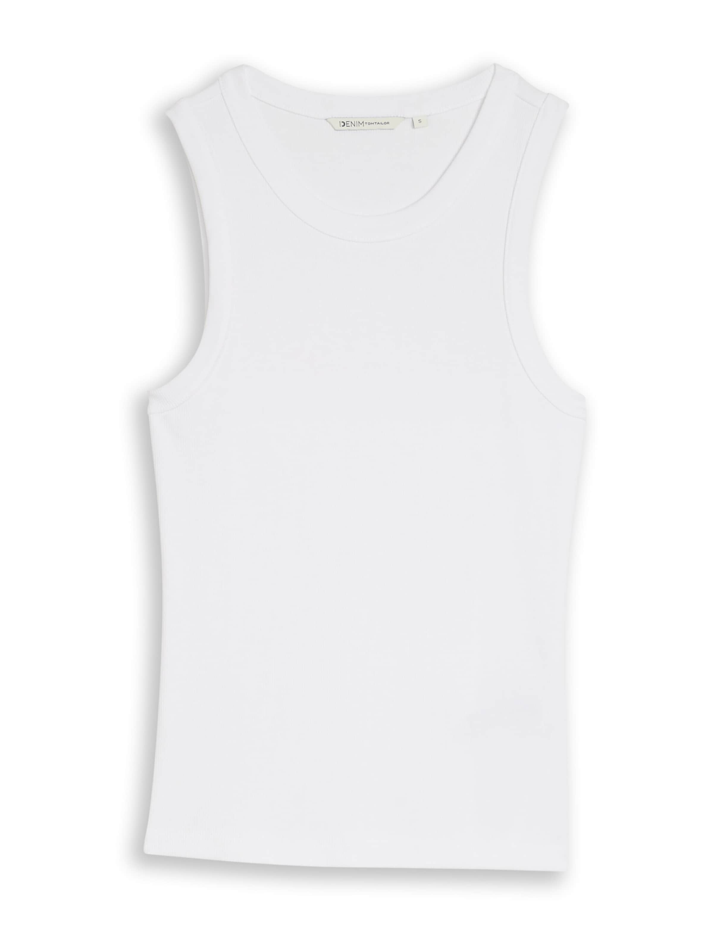 Top de la TOM TAILOR DENIM pe gri: față