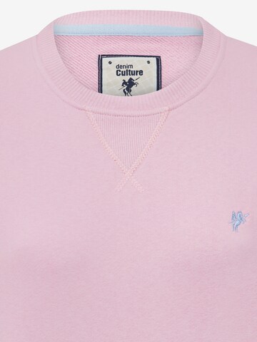 Sweat-shirt 'Wendy' DENIM CULTURE en rose