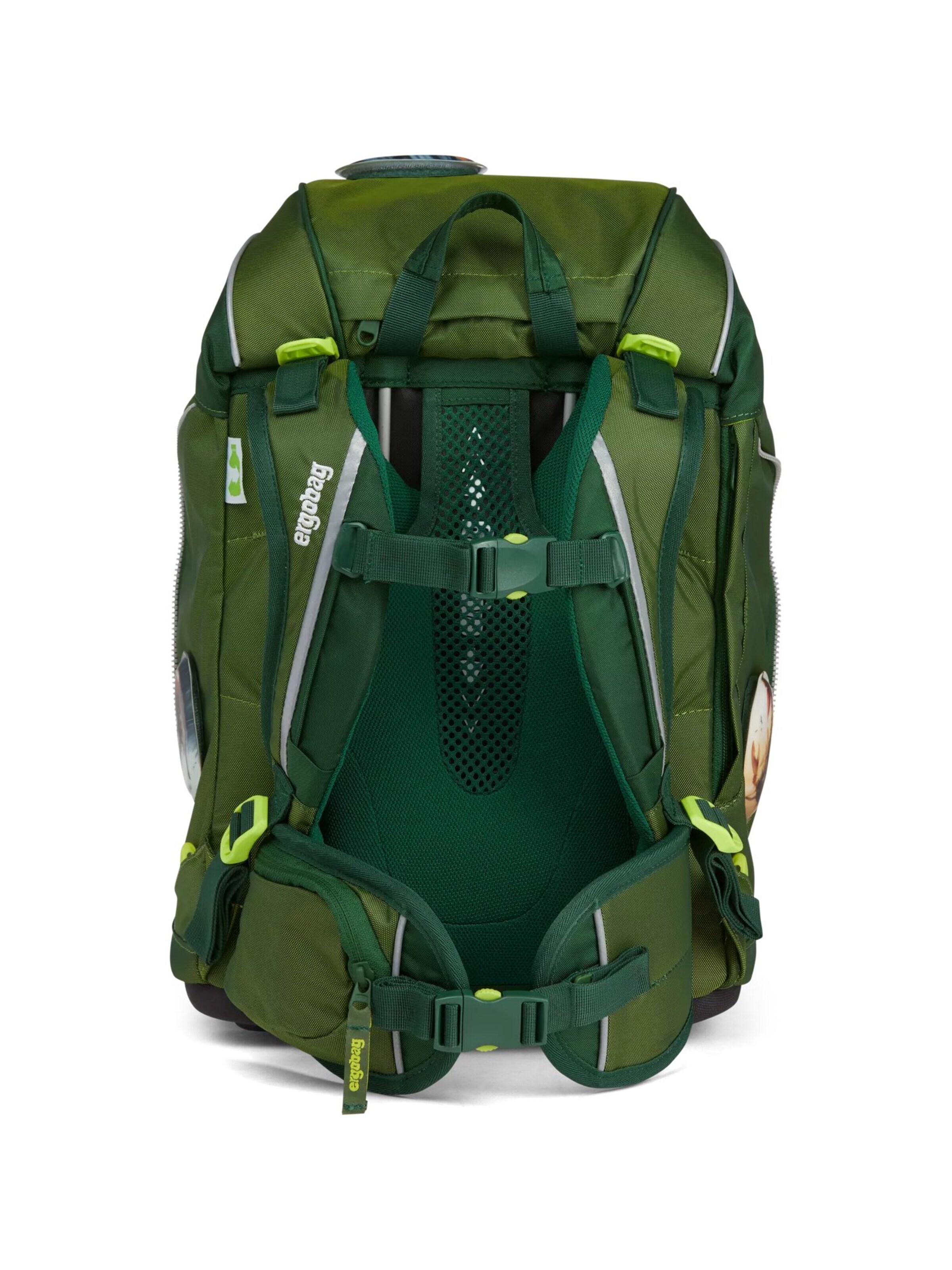 ergobag Backpack 'Schulranzen-Set pack Set' in Green