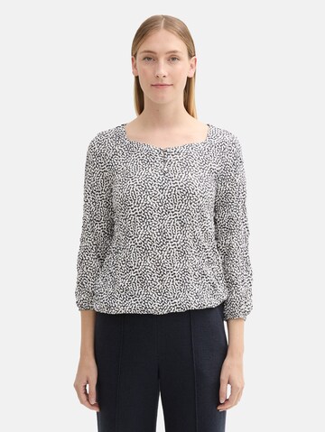 TOM TAILOR Blouse in Wit: voorkant