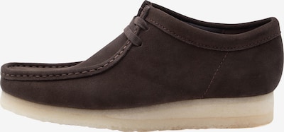 Mokasinai 'Wallabee' iš Clarks Originals, spalva – tamsiai ruda, Prekių apžvalga
