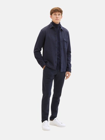 Coupe slim Pantalon chino 'Travis' TOM TAILOR en bleu