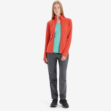 ICEBREAKER Athletic Fleece Jacket in Orange