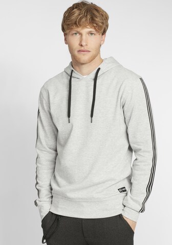 !Solid Hoodie 'Galdo' in Grau: predná strana