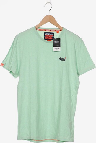 Superdry Shirt in XXL in Green: front