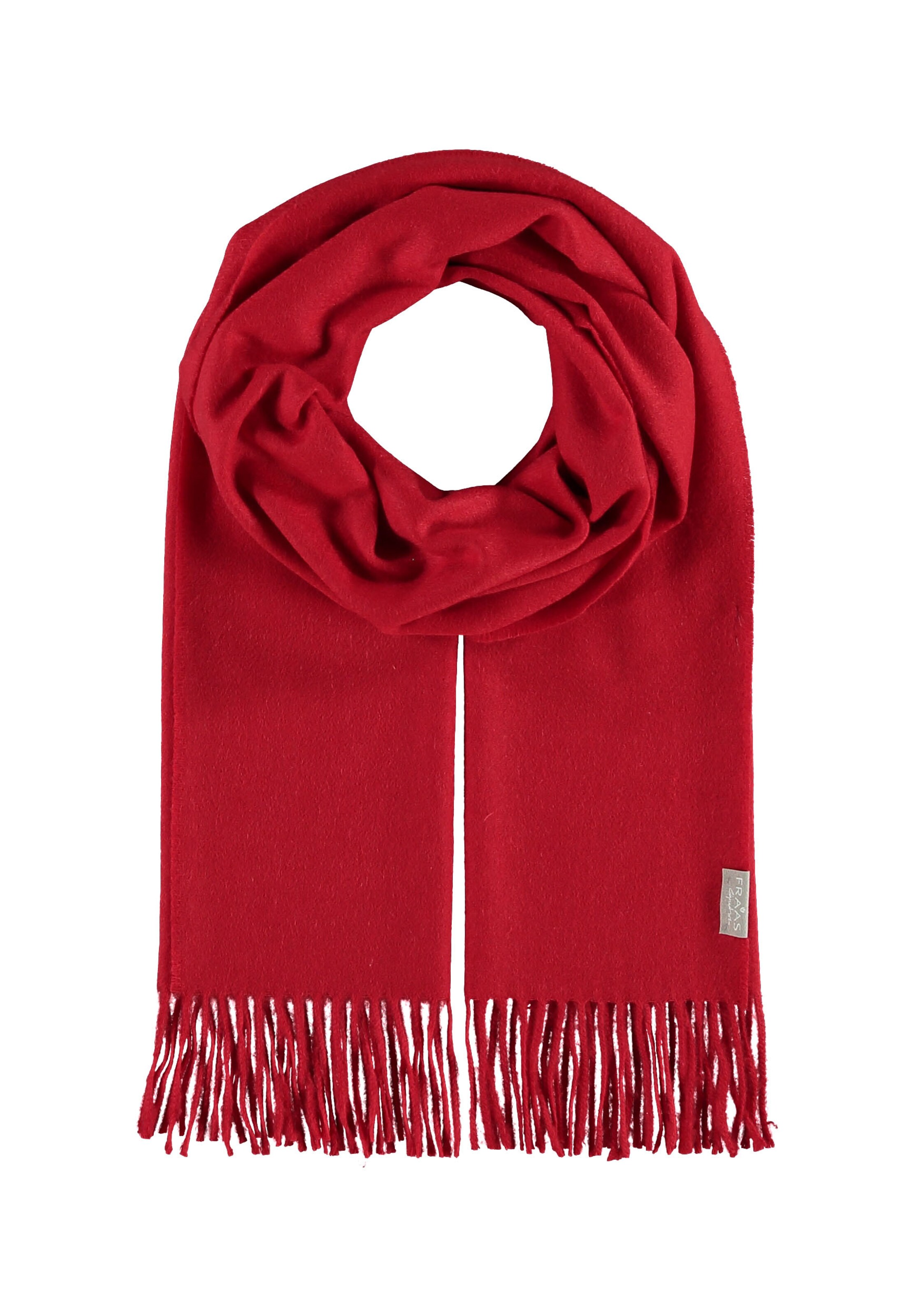FRAAS Schal in Rot: Vorderseite