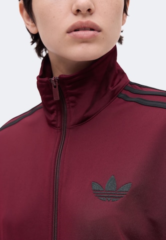 ADIDAS ORIGINALS - Casaco em moletão 'Firebird' em vermelho
