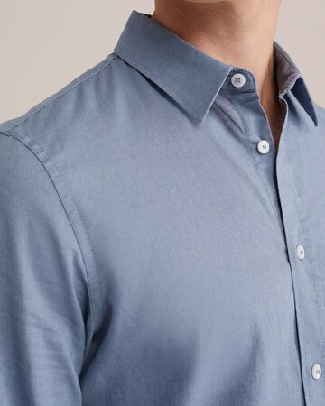 WE Fashion - Ajuste regular Camisa en azul