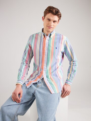 Regular fit Camicia di Polo Ralph Lauren in blu: frontale