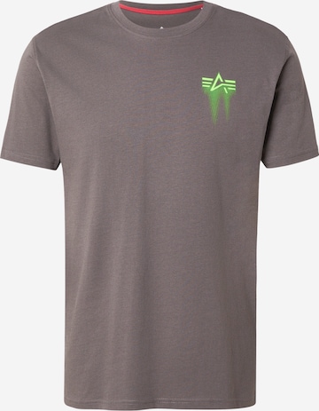 ALPHA INDUSTRIES Shirt in Grey: front