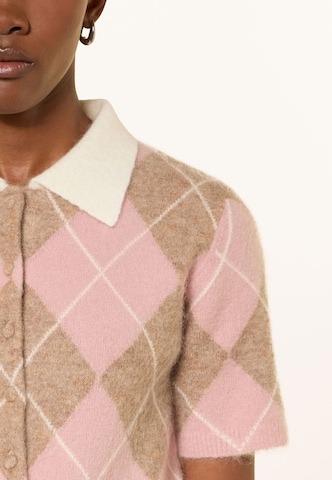 darling harbour Knit Cardigan in Pink: front
